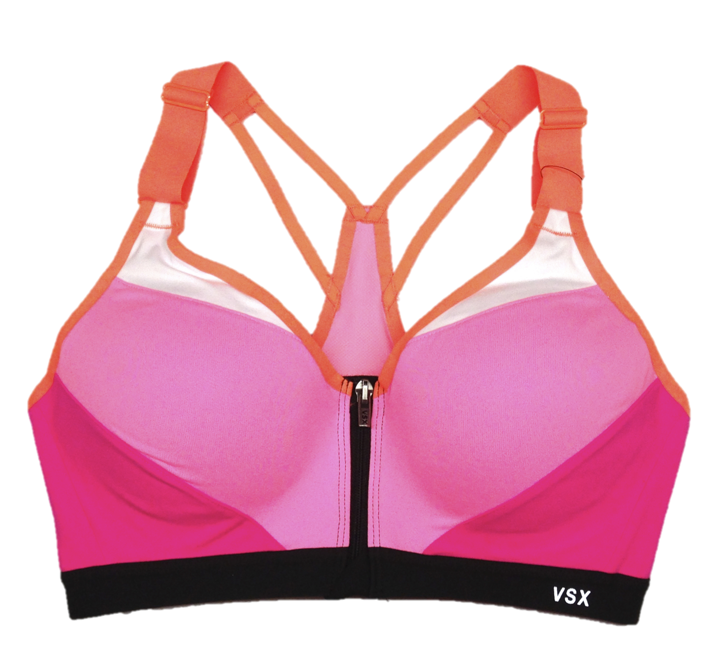 VICTORIA'S SECRET INCREDIBLE FRONT CLOSE SPORTS BRA ZIP ADJUSTABLE